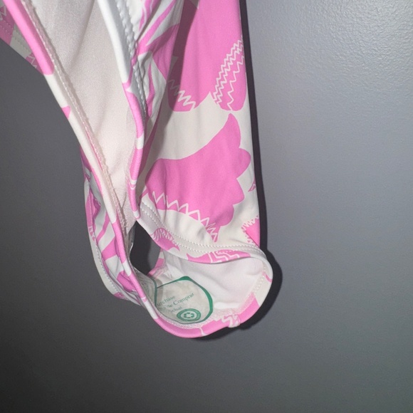 NWT Kate Spade Surf Pink Tulip Floral One Piece Swimsuit Bathing Suit Size XL - Picture 3 of 11